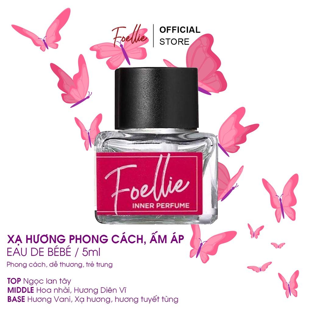 Nước Hoa Vùng Kín Foellie Eau De Bébé Inner Perfume 5ml Hương Phấn Baby Thơm Điệu