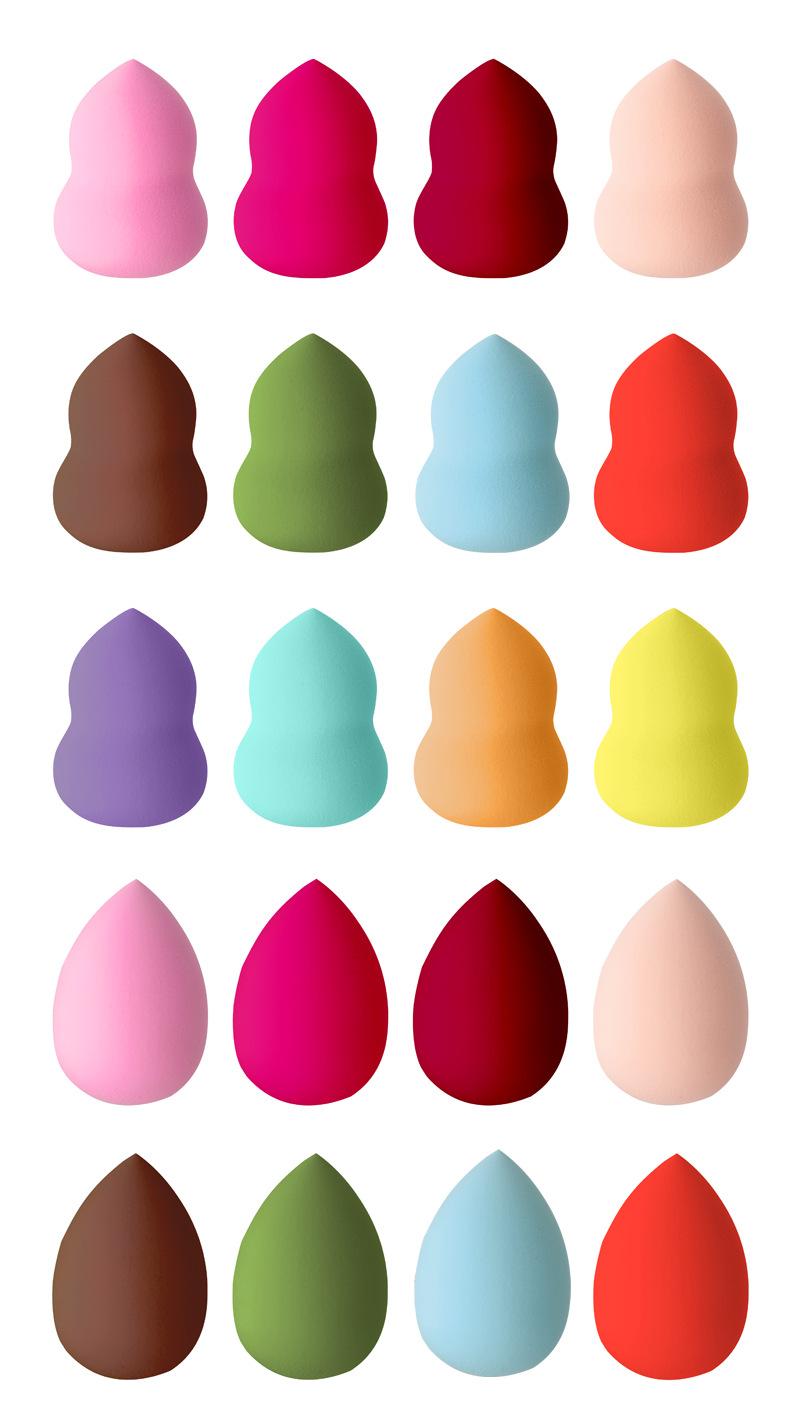 Mút trang điểm hình quả trứng 12 màu tùy chọn