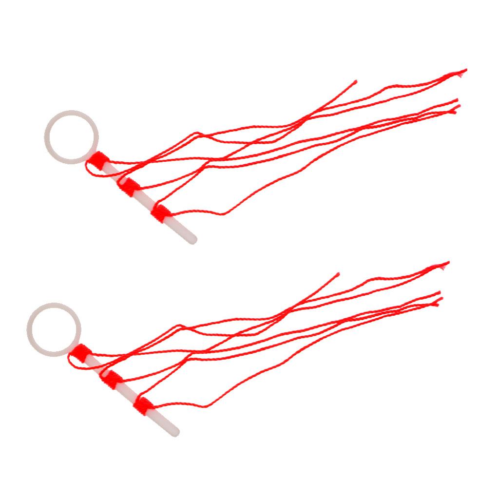 Bobber / Looper Stop Knots Red Cord String Rope Fishing Floast Accessories