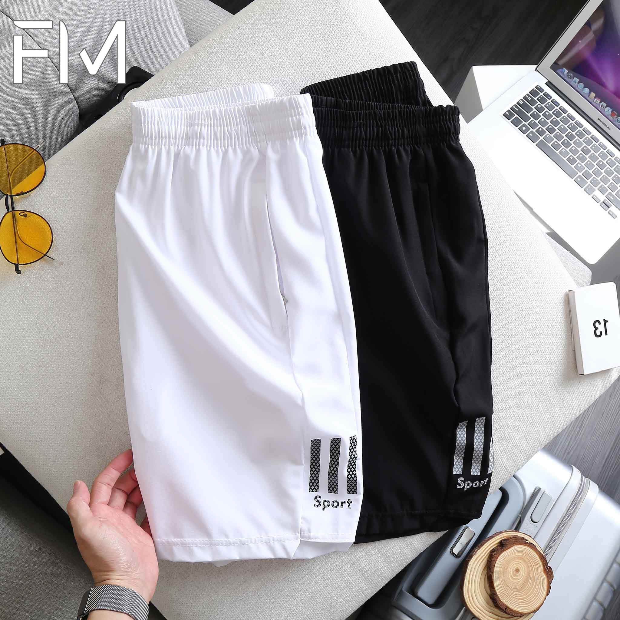 Quần short nam thể thao ba sọc cao cấp thoải mái, năng động, trẻ trung – FORMEN SHOP – FMPS153