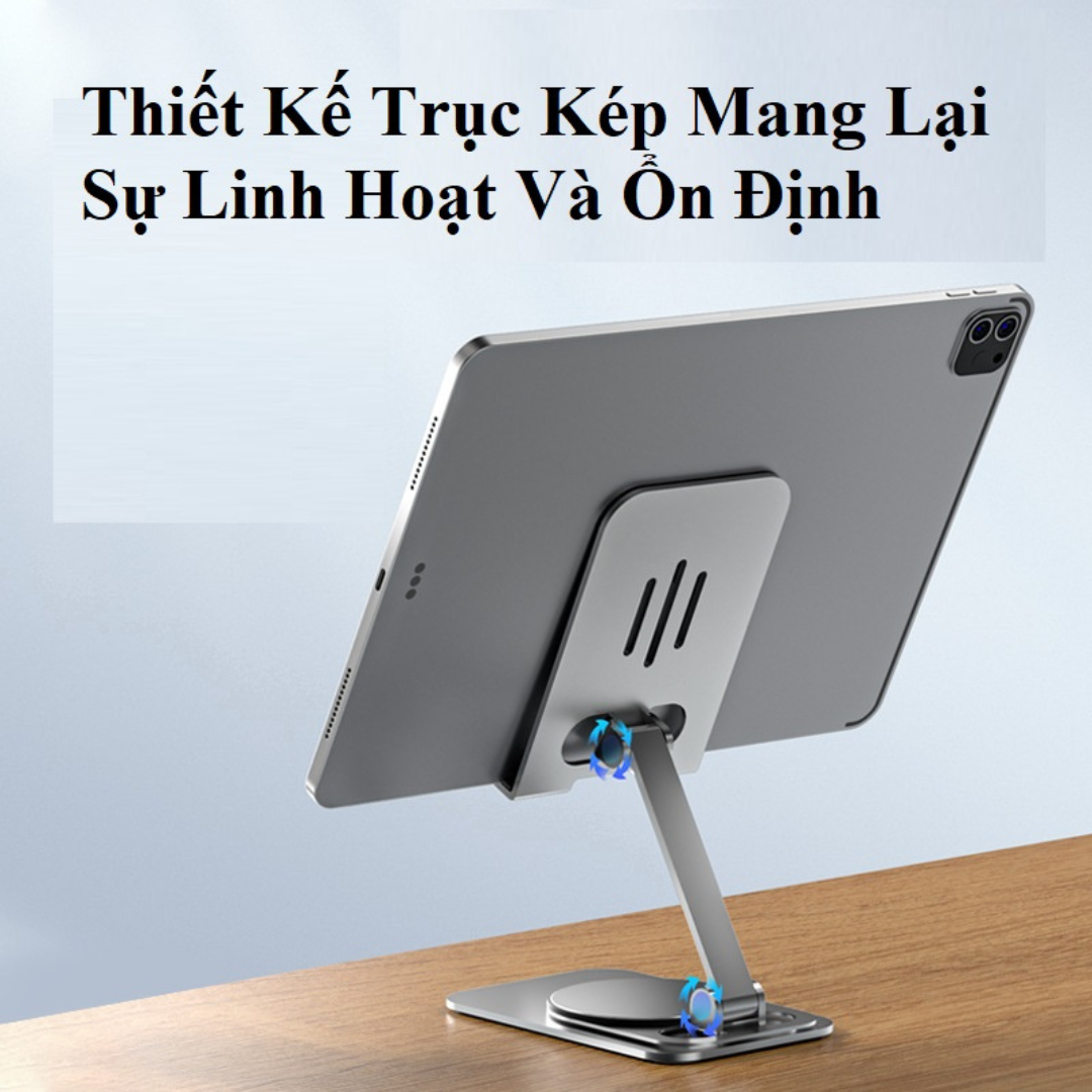 Giá đỡ điện thoại máy kim loại siêu mỏng trục xoay 360° gấp gọn mini tiện dụng K16 TiMa.lala - hàng chính hãng