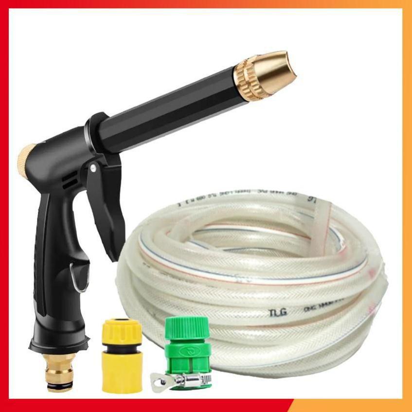 Bộ dây và vòi xịt rửa xe tưới cây tăng áp,vòi xịt rửa,vòi tưới cây 810-2498-1
