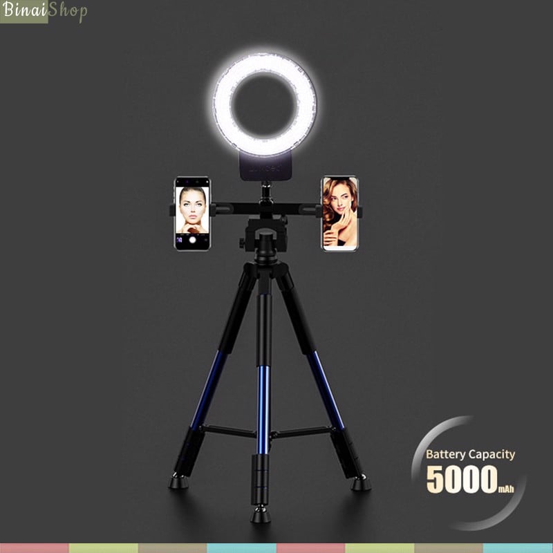 LUXCEO P01 Ring Light - Đèn Led Dạng Vòng Hỗ Trợ Quay Phim Chụp Hình Làm Youtube, Tik Tok, Review, Studio- Hàng chính hãng