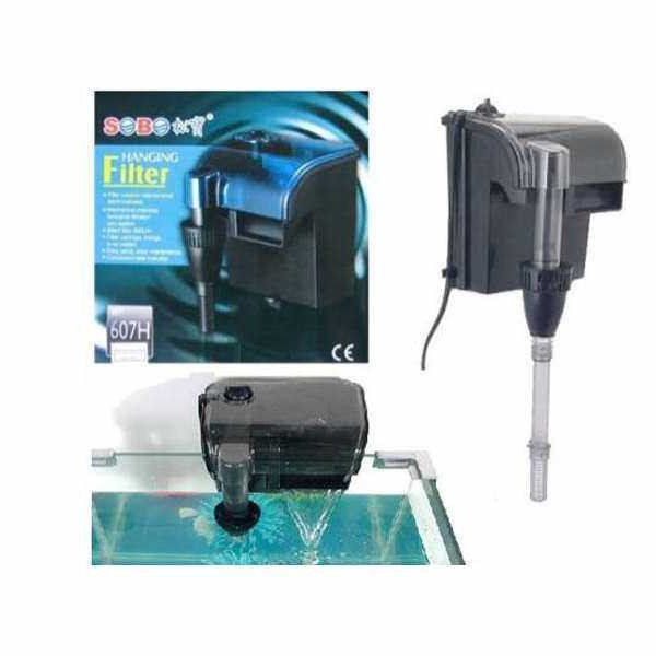 Máy lọc thác hồ cá Sobo WP-607H - bộ lọc treo dành cho bể cá