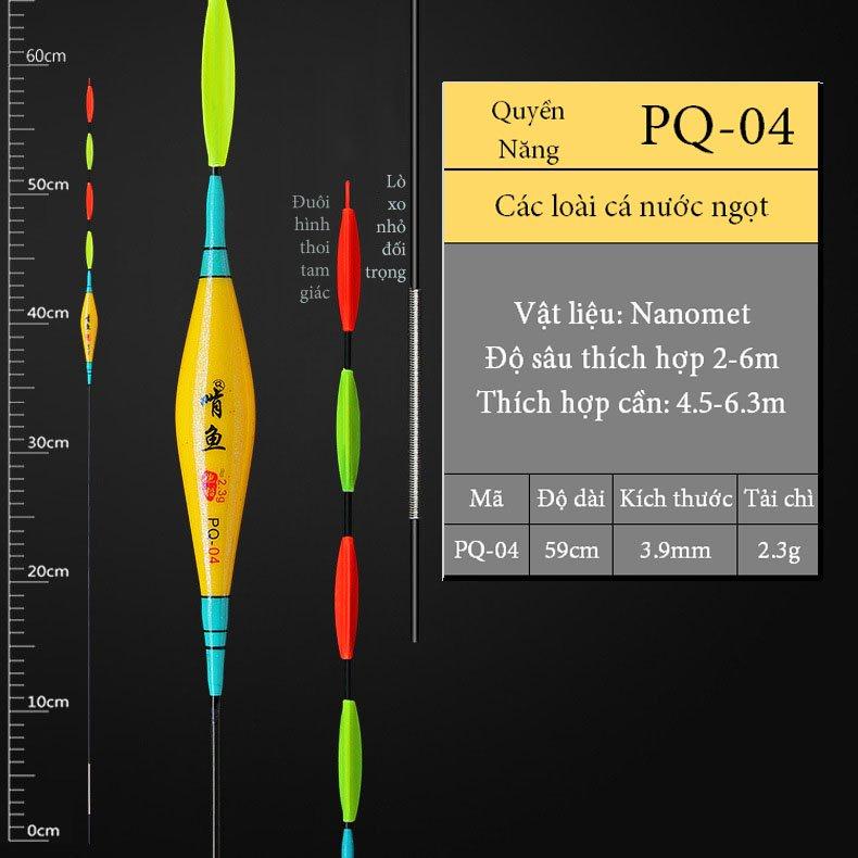 Phao hố đấu Quyền năng, phao câu đơn câu đài nhạy cá, chất liệu nanomet mã PQ