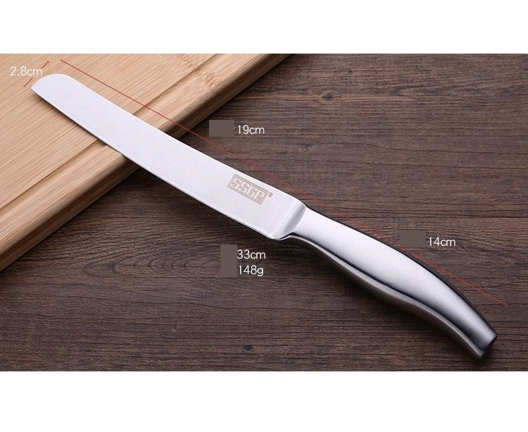 Dao gọt trái cây inox  - 33x2.8cm 148g