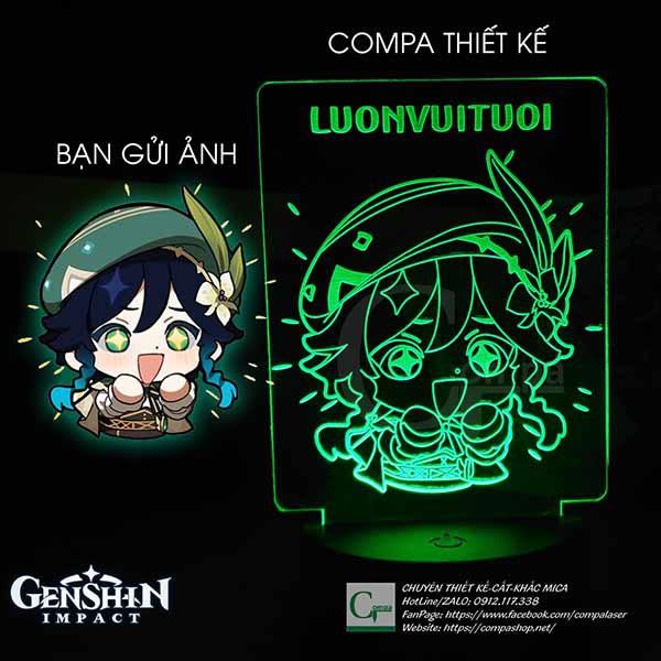 Đèn Ngủ Genshin Impact Venti Chibi Type 02