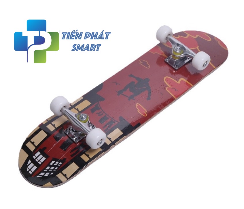 Ván trượt Người Lớn Skateboard Mặt Nhám, Bánh Pu Cỡ Đại 80x20+ Khung Hợp Kim Nhôm Chịu Lực(Nhiều Màu sắc)