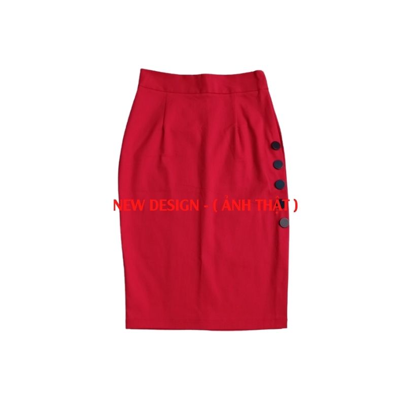 Chân váy bút chì công sở lưng cao, Dáng dài thanh lịch - New Design CV0031