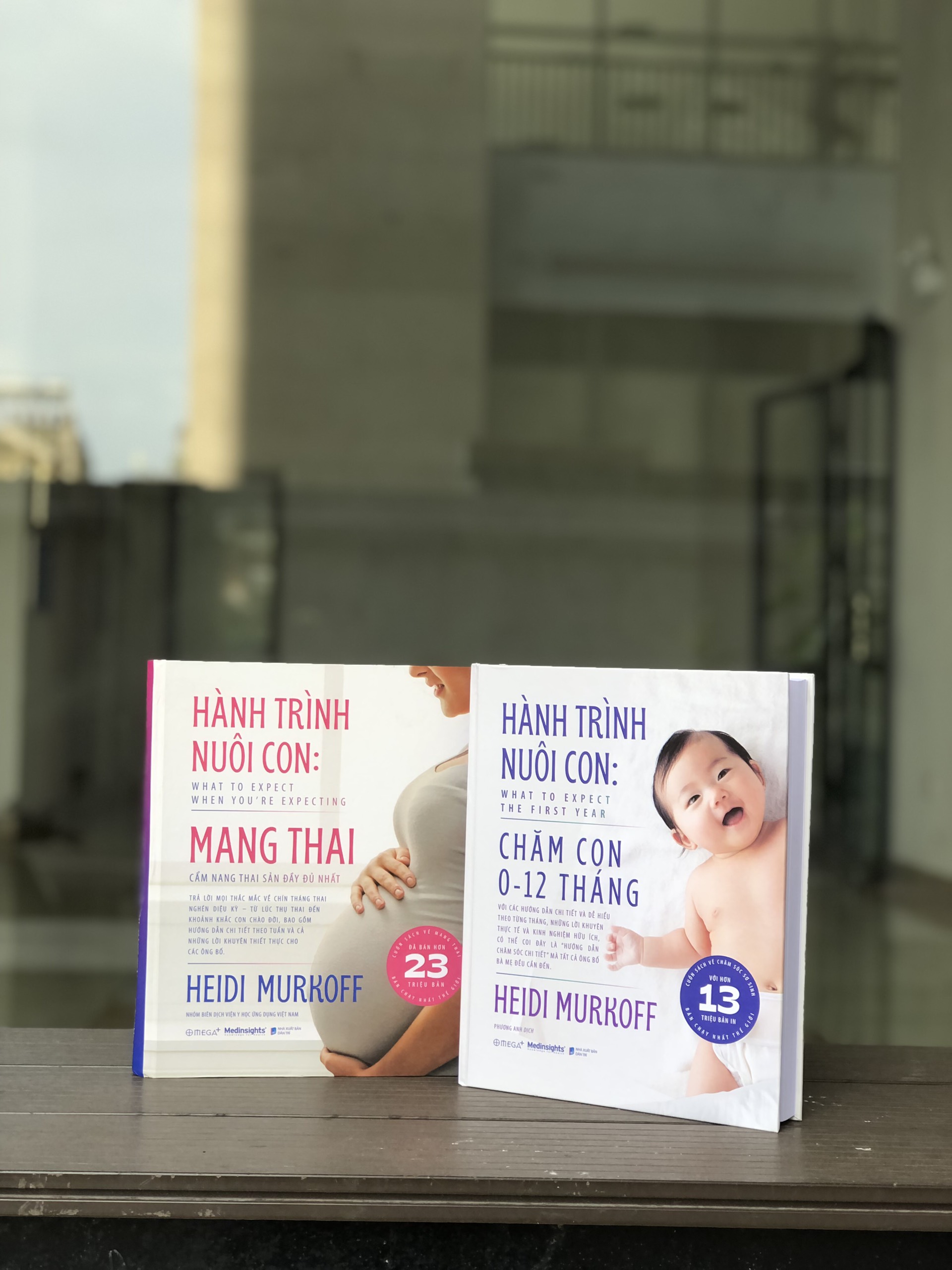 Combo Hành Trình Nuôi Con: Mang Thai + Chăm Con 0 -12 Tháng (Heidi Murkoff) - Omega Plus