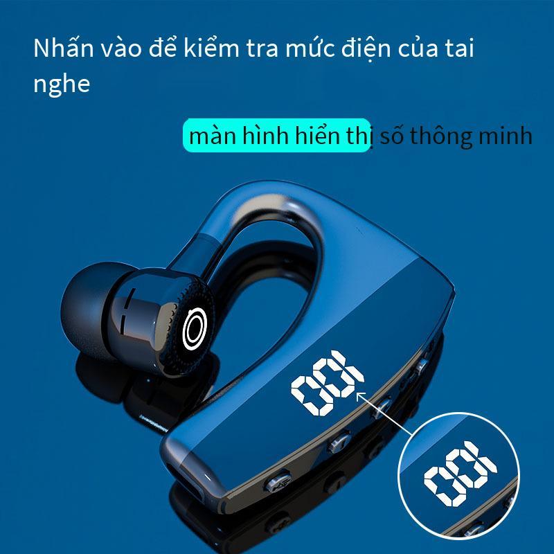 Tai nghe Bluetooth gắn tai kiểu mới nhất, thời gian chờ siêu dài, phiên bản nâng cấp chất lượng cao dành cho doanh nhân, thể thao, gắn tai không dây phổ thông