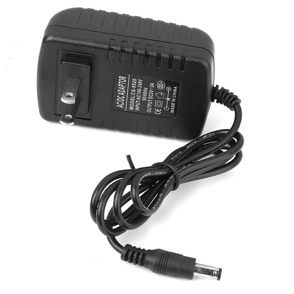 US Plug AC 100-240V to DC 5V 2A Power Supply Charger Converter Adapter