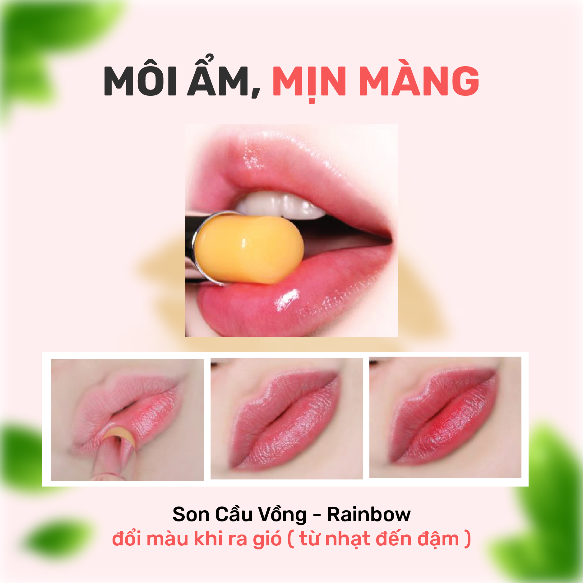 Son Dưỡng Mềm Môi, Hết Thâm, Đổi Màu YNM Rainbow Honey Lip 3g