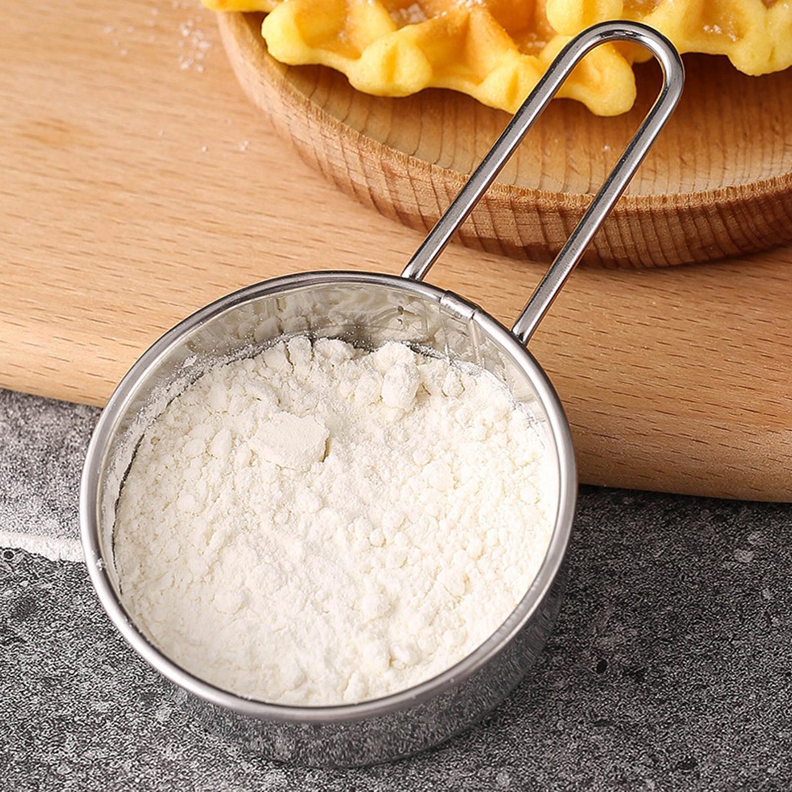 Stainless Steel Flour Sifter Mini Multipurpose Oil Strainer for Flour Coffee