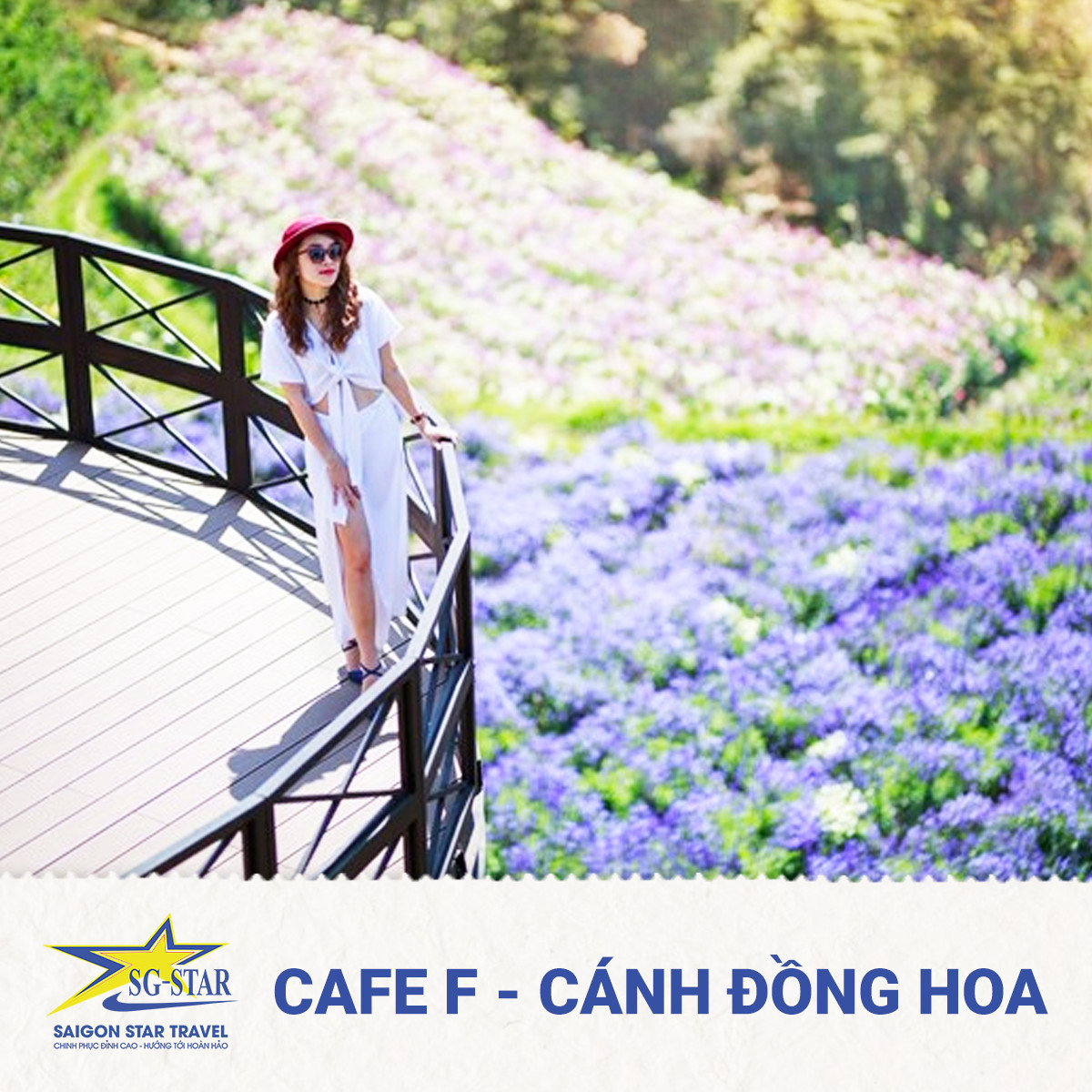 Tour Sài Gòn đi ĐÀ LẠT 3N3Đ - Lang Biang - Vườn Hoa Cẩm Tú Cầu - Nhà Thờ Domain De Marie - Vườn Dâu Tây - Giao Lưu Văn Hóa Cồng Chiêng