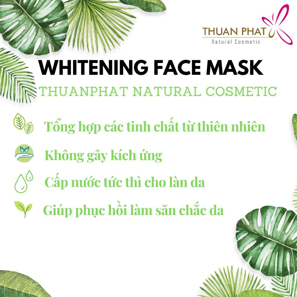 Mặt nạ giấy dưỡng trắng cấp ẩm giảm mụn ha mask THUANPHAT NATURAL COSMETIC