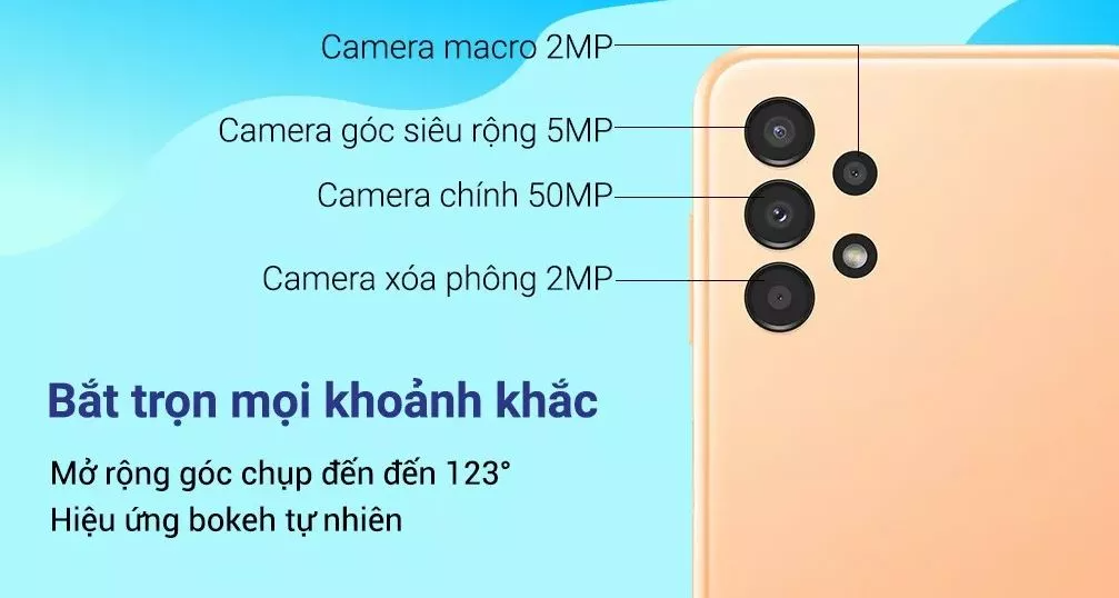 Điện Thoại Samsung Galaxy A13 - Hàng Chính Hãng, Mới 100%, Nguyên Seal | Bảo hành 12 tháng QZ4 - Màn Hình 6.6 Inches - Pin Khủng 5000 mAh