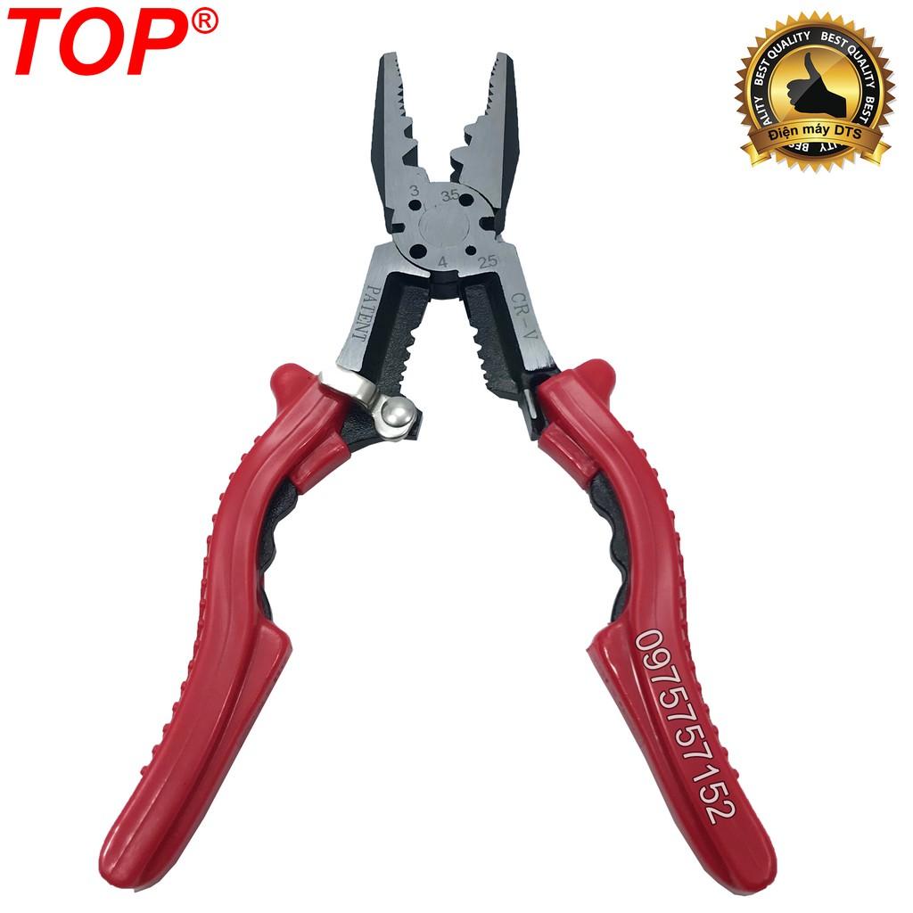 Kìm điện đa năng 8 inch - 200mm thép CR-V chính hãng TOP