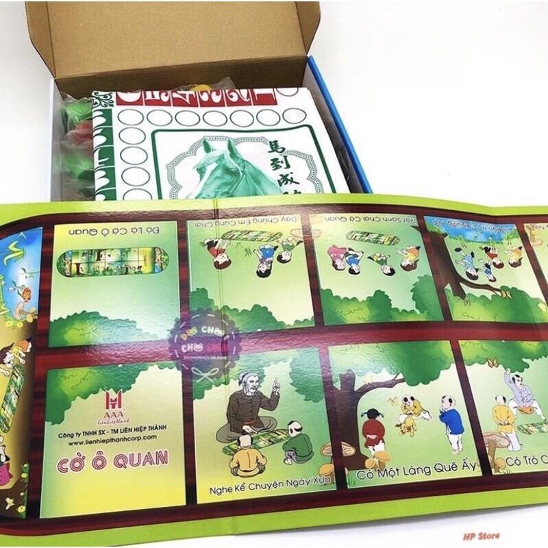 Bộ Cờ Ô Ăn Quan 6 Trong 1 Trí Tuệ Truyền Thống Việt Nam