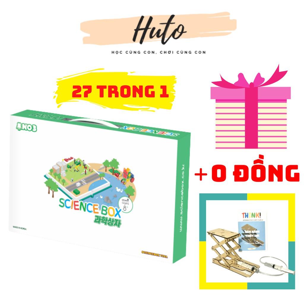 Hộp khoa học Hàn Quốc, lắp ráp 27+ mô hình với 552 chi tiết