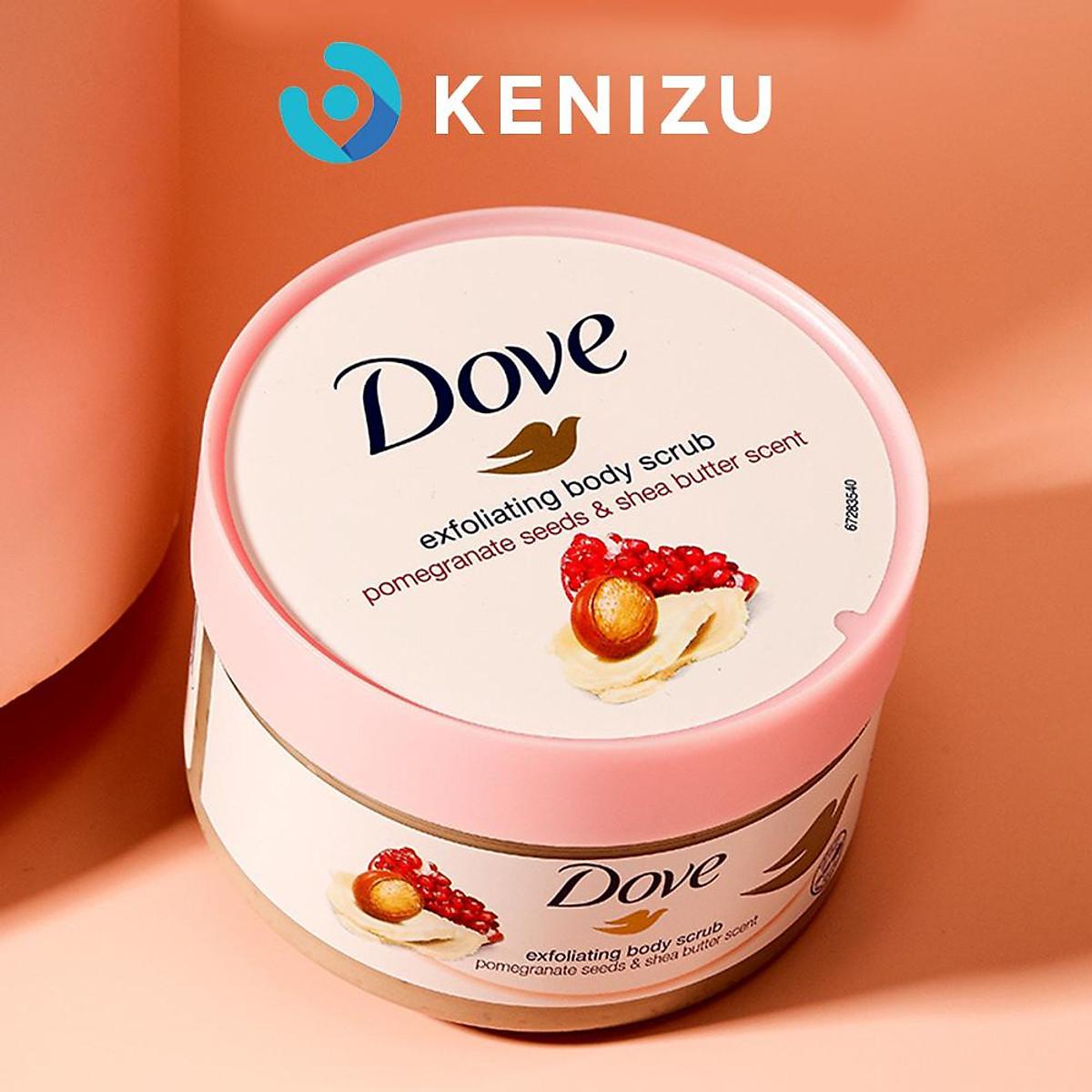 Tẩy Da Chết Dove Exfoliating Body Polish 225ml, Tẩy Tế Bào Chết, Làm Sáng Và Tái Tạo Da Mới, Nhập Đức