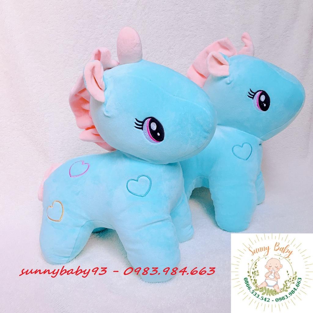 Gấu Bông Unicorn - Kì Lân Pony Một Sừng size 30cm, Thú Nhồi Bông Đáng Yêu, Gối Ôm Cho Bé Ngựa Pony