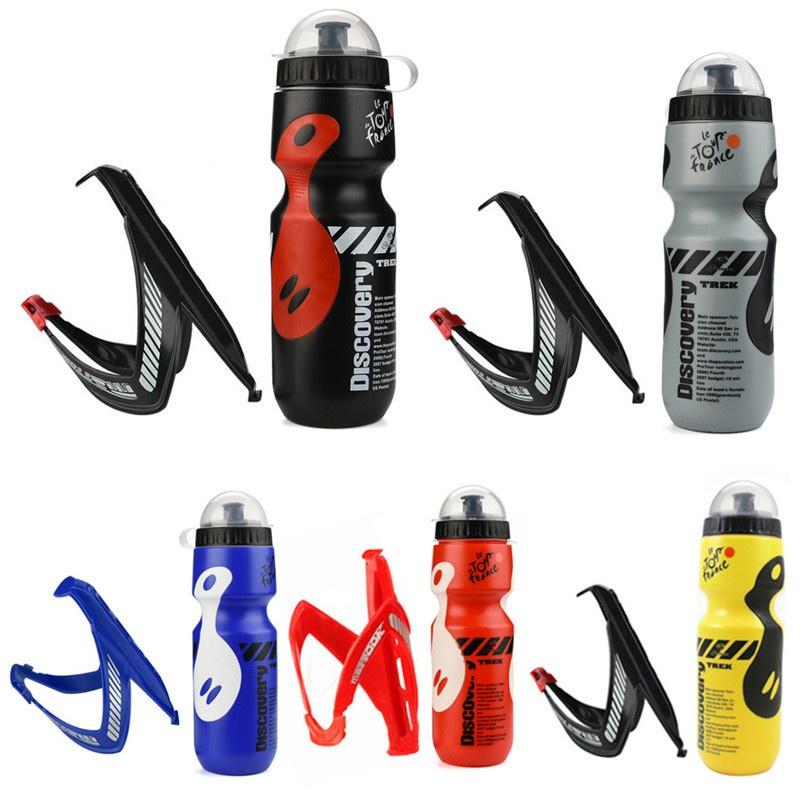 Bình Nước Nhựa Gắn Xe Đạp 650ml Giá Đỡ