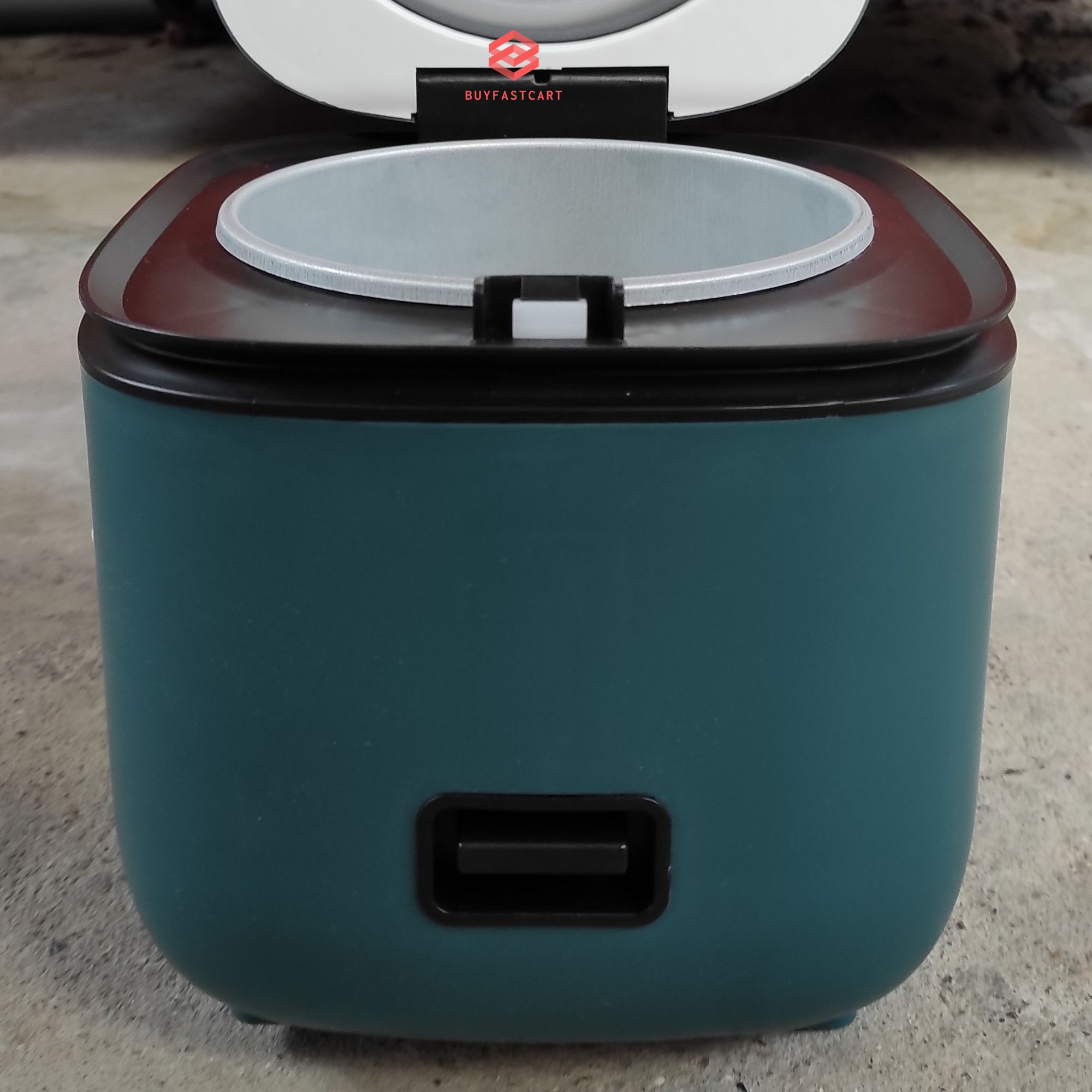 Nồi Cơm Điện Cao Cấp Buyfastcart K1 dung tích 1.2L lòng nồi dày 2mm bằng nhôm phủ chống dính dành cho gia đình 1-2 người ăn - Hàng chính hãng