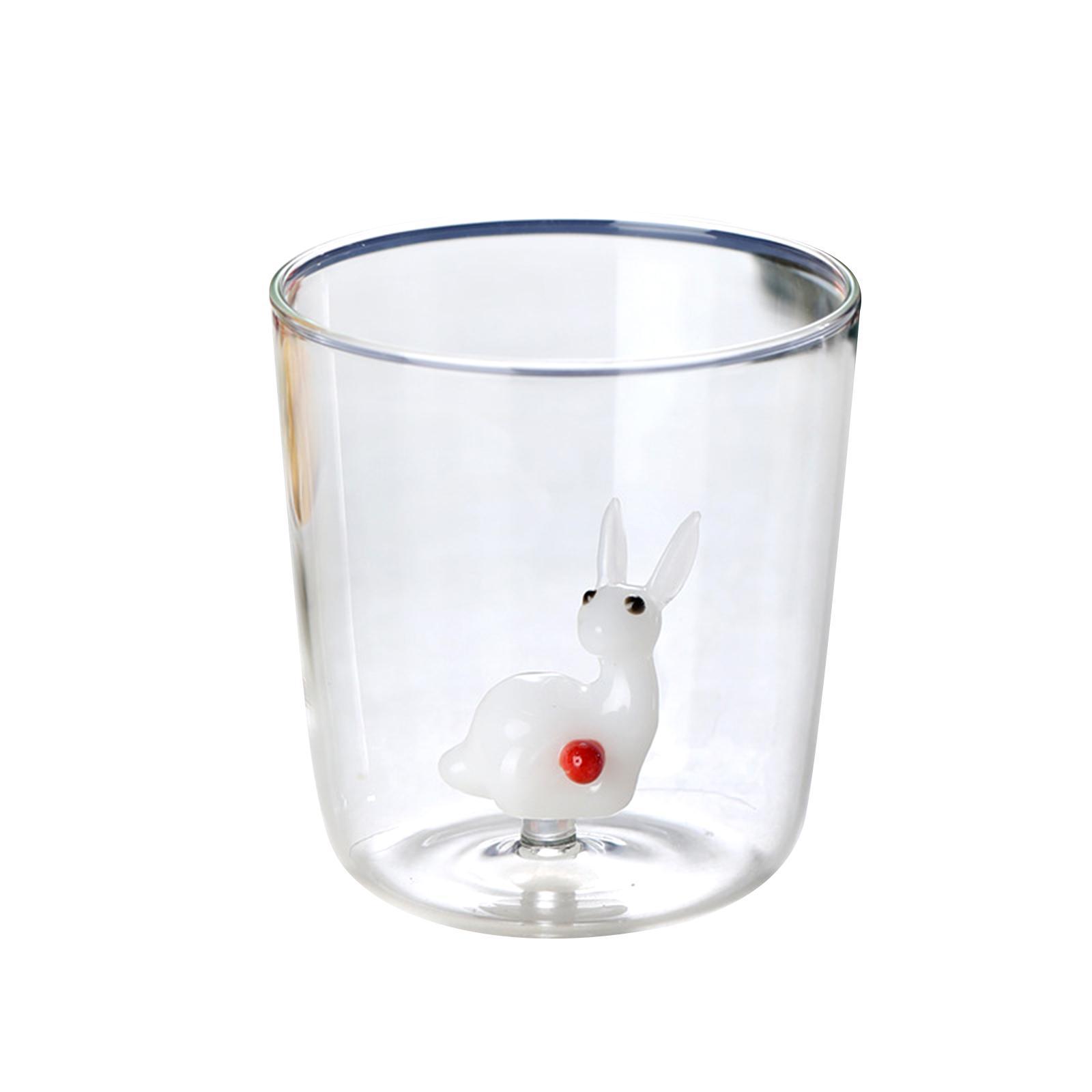 Glass Coffee Mug Beverage Mugs Milk mug for Breakfast Office Household
