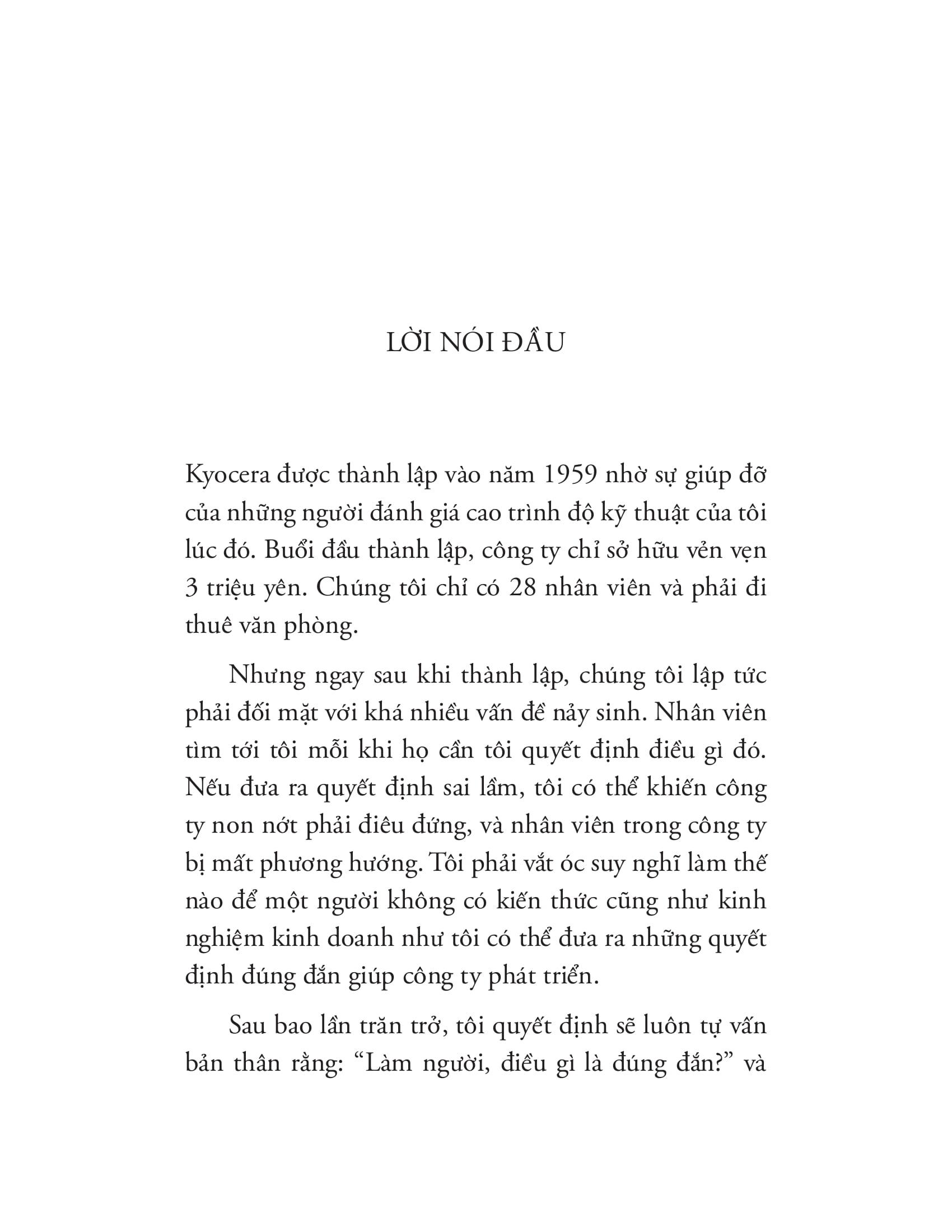 Triết Lý Kinh Doanh Của Kyocera (Bìa Cứng)