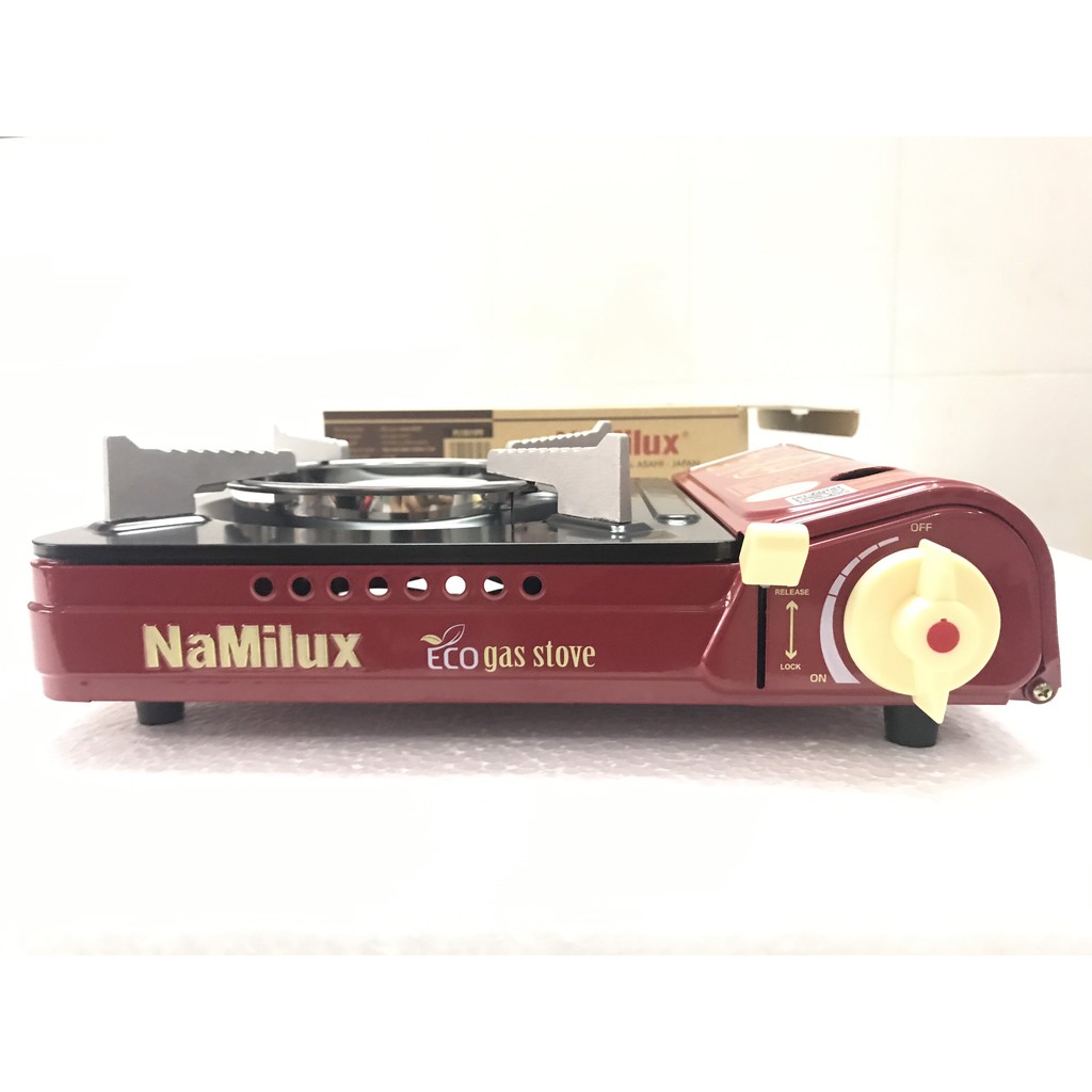 Bếp gas Mini Namilux PL-1911PF màu ngẫu nhiên sử dụng van tự ngắt an toàn- Hàng nhập khẩu
