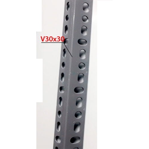 Thanh Sắt V Lỗ Đa Năng V30x30mm dày 1,7mm chiều dài 1,5m - Hàng Chính Hãng