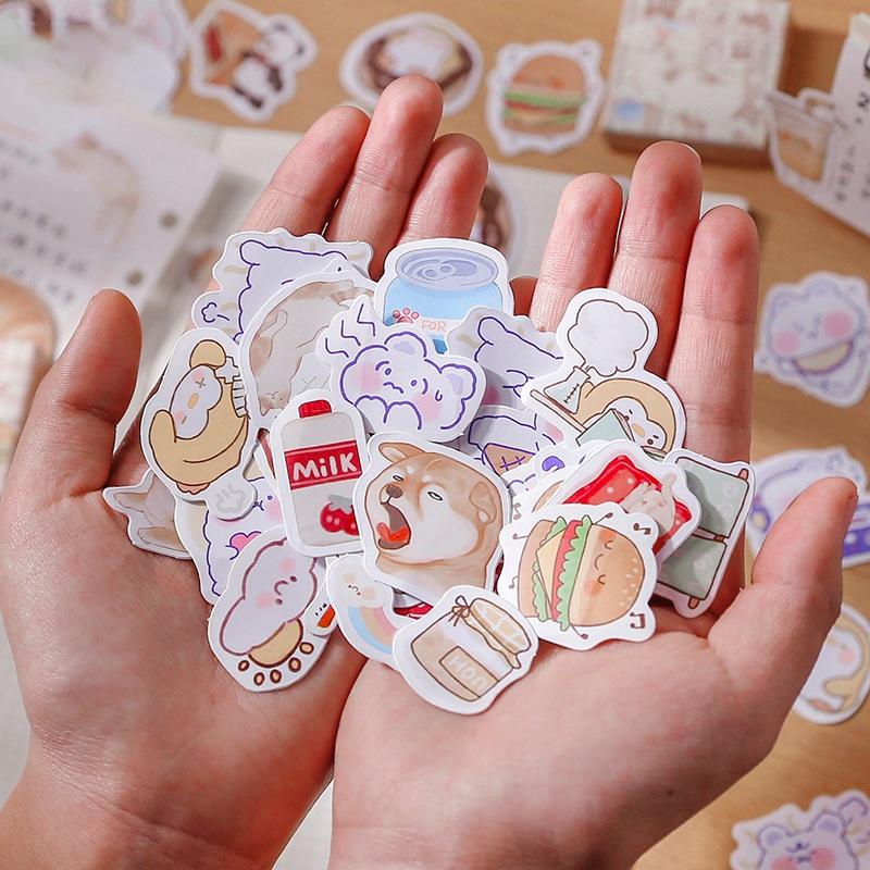 Timo Sticker Set 45 nhãn dán trang trí điện thoại đẹp mắt ST21