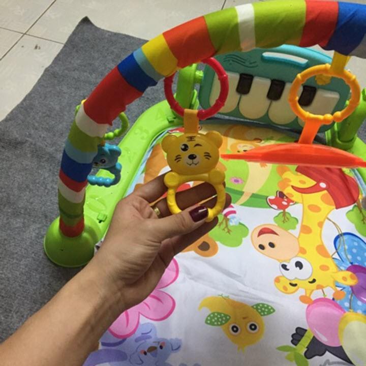 Thảm nhạc cho bé Trong giai đoạn từ 0-24 tháng tuổi, tặng kèm dụng cụ tưa lưỡi vệ sinh cho bé - GDHN Loại Tốt