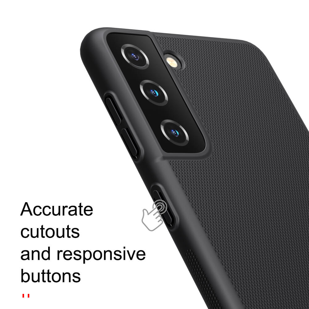 Ốp Lưng Sần chống sốc cho Samsung Galaxy S21 Plus hiệu Nillkin Super Frosted Shield - Hàng Chính Hãng