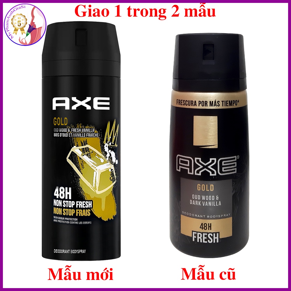 Xịt nước hoa toàn thân AXE Gold Temptation dành cho nam với hương thơm nồng ấm và tinh tế của hổ phách và vanilla 135ml