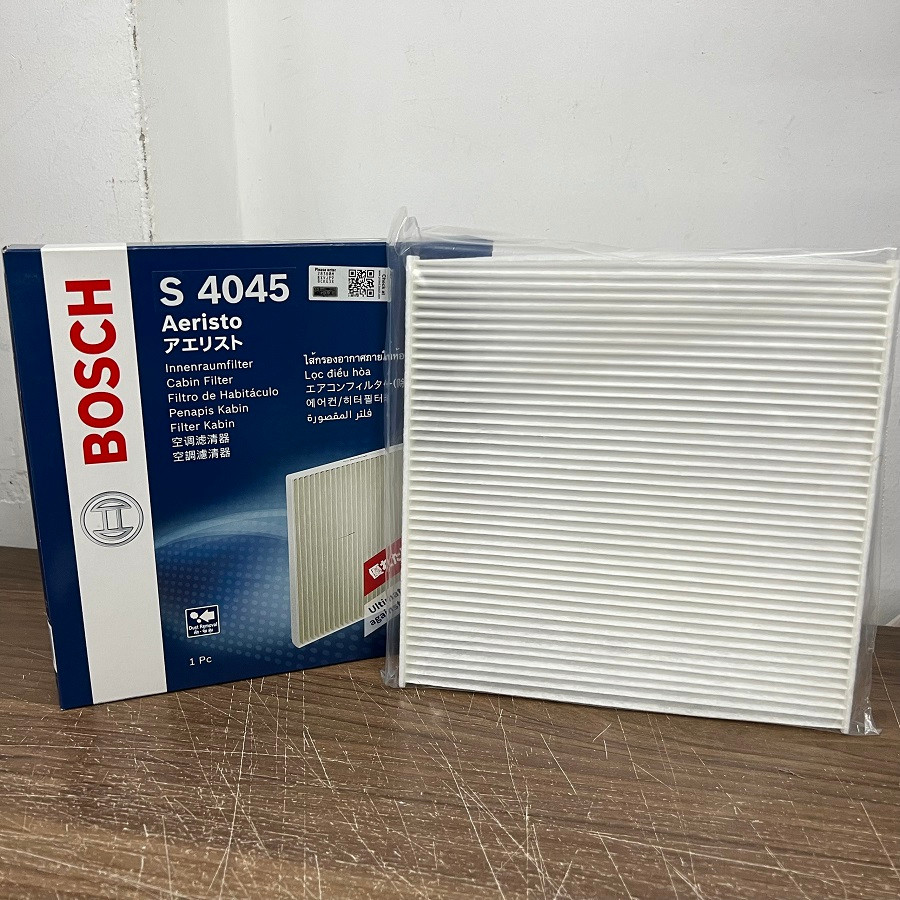 Lọc Điều Hòa Loại Tiêu Chuẩn BOSCH Ariesto S4045 Cho Xe Camry , Land Cruiser Parado , Vios