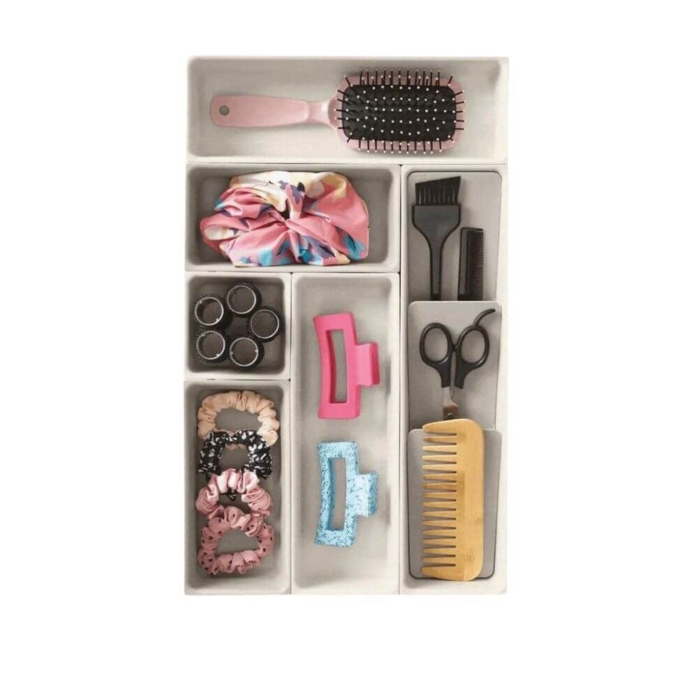 Bộ 7 khay chia ngăn kéo lắp ráp bàn trang điểm Joseph Joseph Viva (Shell) 75009 hàng chính hãng