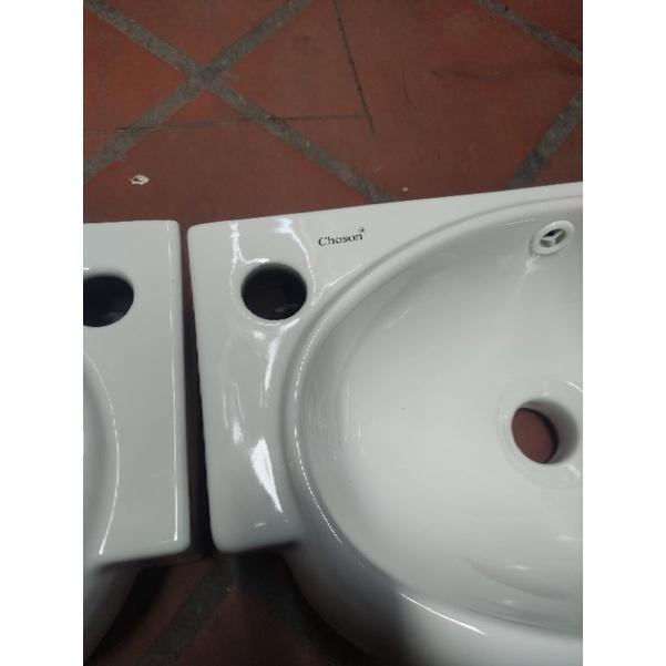 Chậu lavabo mini treo góc hoặc thẳng Choson