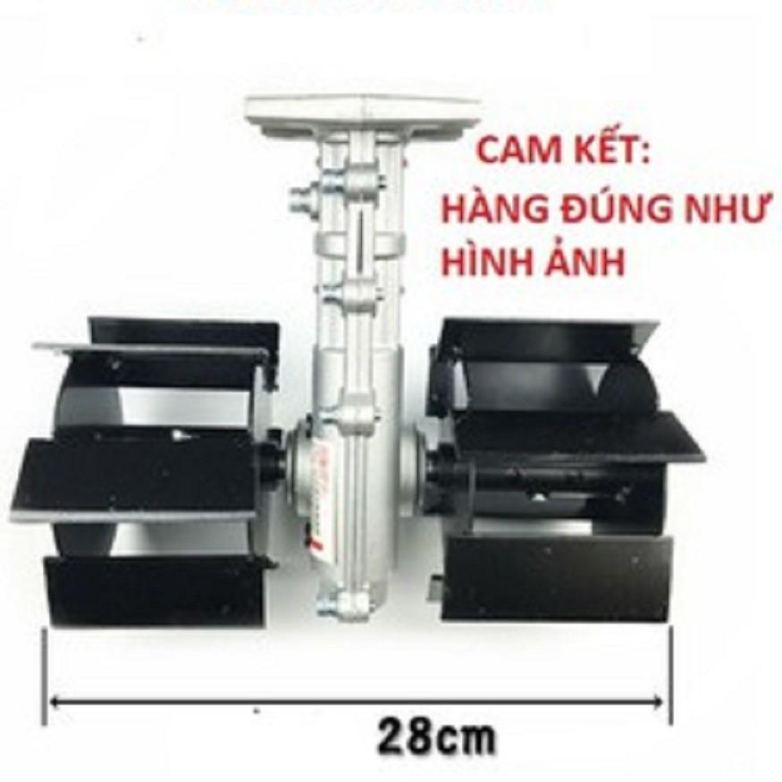 Đầu xới cỏ lắp cho máy cắt cỏ - trục 28mm, 26mm, xếp răng thẳng️️