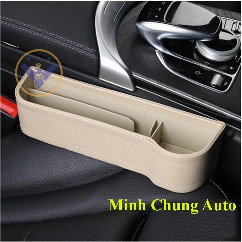 Khay đựng đồ cho ghế xe hơi bọc da đa năng