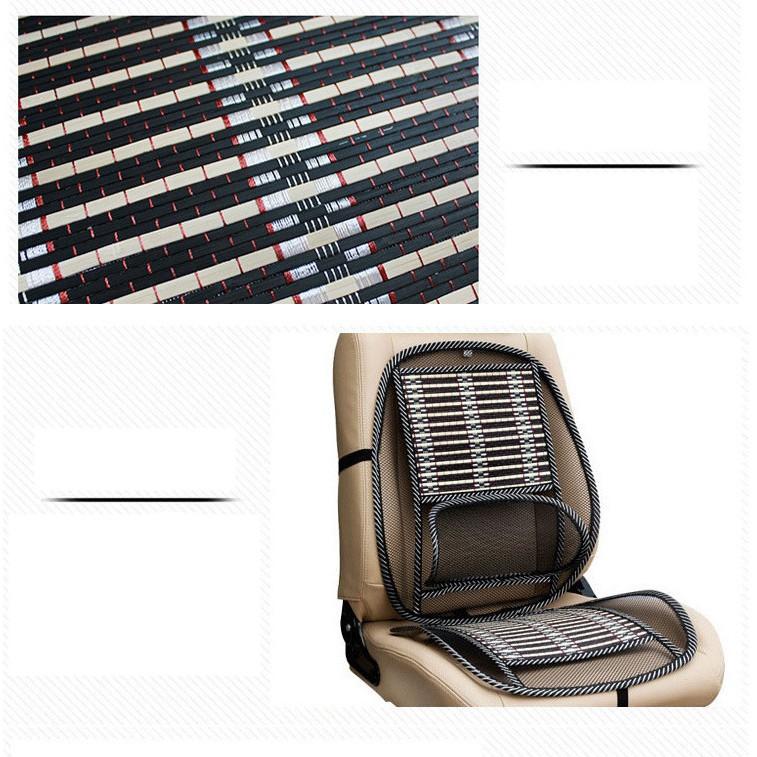 Lót Ghế Ô Tô Lưới Trúc Massage Lưng - Chống mỏi , Chống nóng ghế oto, Ghế  văn phòng
