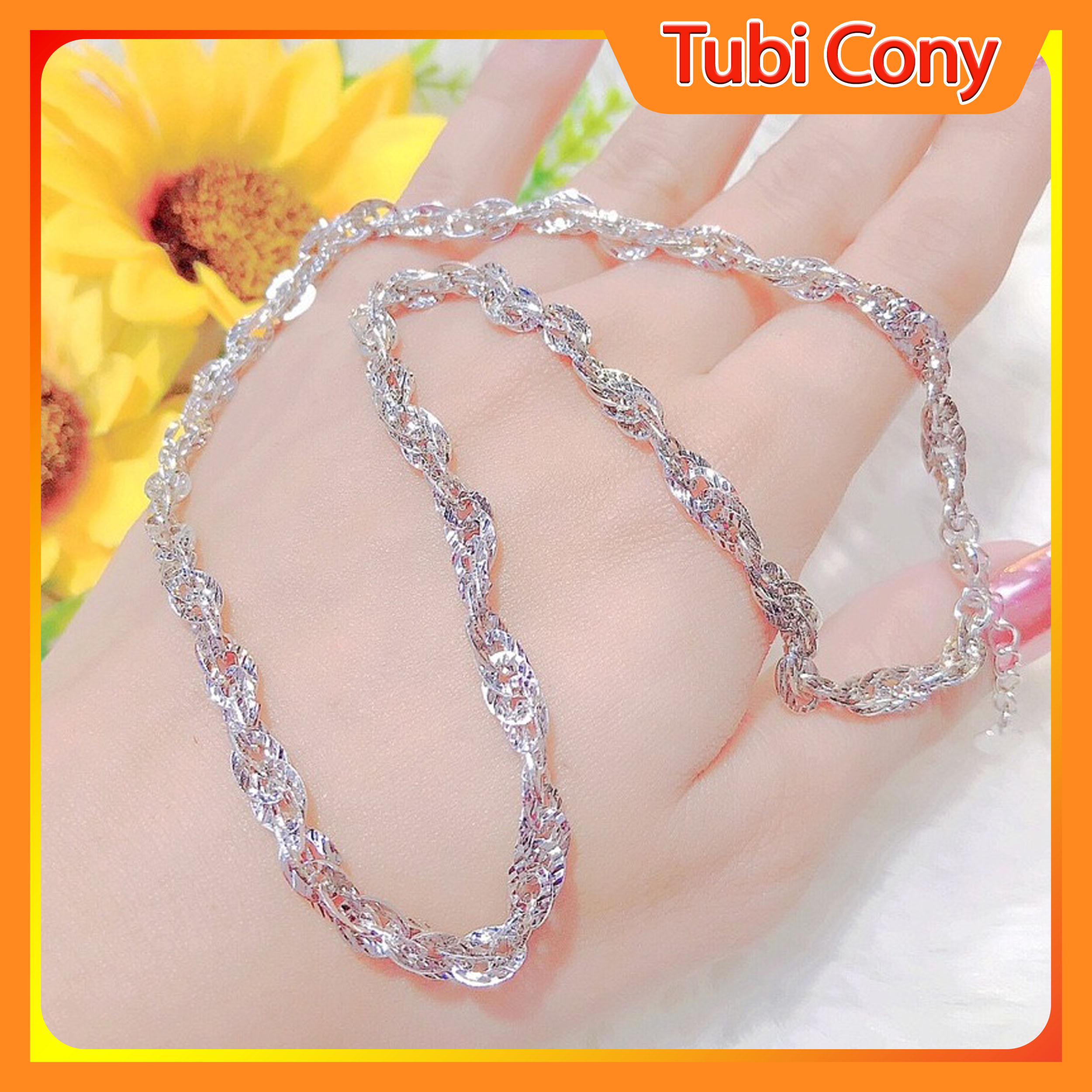 Dây chuyền nữ mạ bạch kim