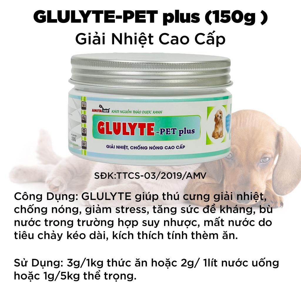 Vitamin cho chó mèo GREEN Pet-Plus 150g Từ AMITAVET giúp thú cưng tăng đề kháng bổ xung vitamin ăn ngon phát triển tốt