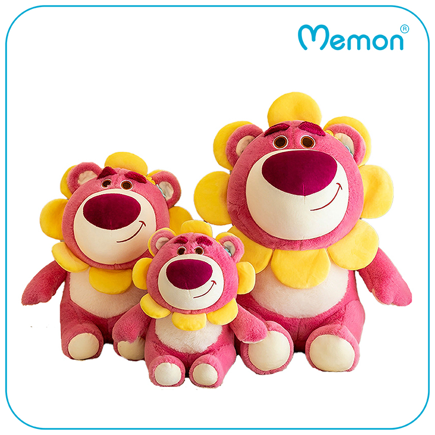 Gấu Bông Lotso Hugging Bear Mặt Hoa 35cm-50cm Cao Cấp Memon