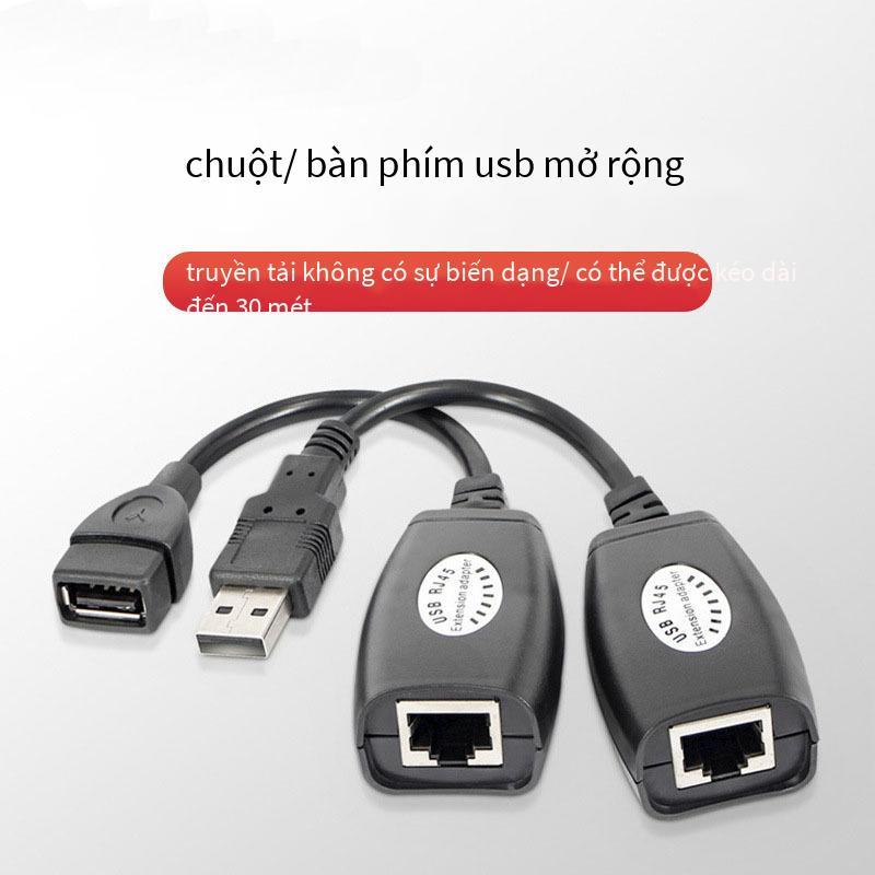 Bộ khuếch đại tín hiệu USB giá thấp nhất Bộ mở rộng USB mở rộng dòng 50 mét bộ mở rộng mạng usb rj45