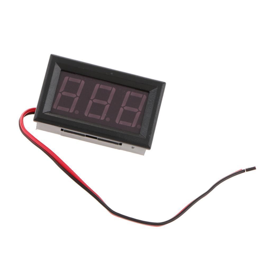 0.56" Digital Volt Meter Voltmeter Panel 2 Wire AC70-500V Reverse Protection