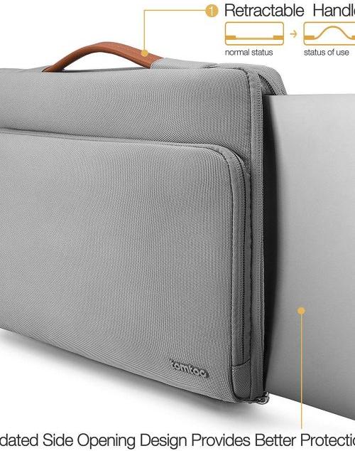 Túi xách chống sốc tomtoc (usa) briefcase  macbook pro A14 - Hàng Chính Hãng