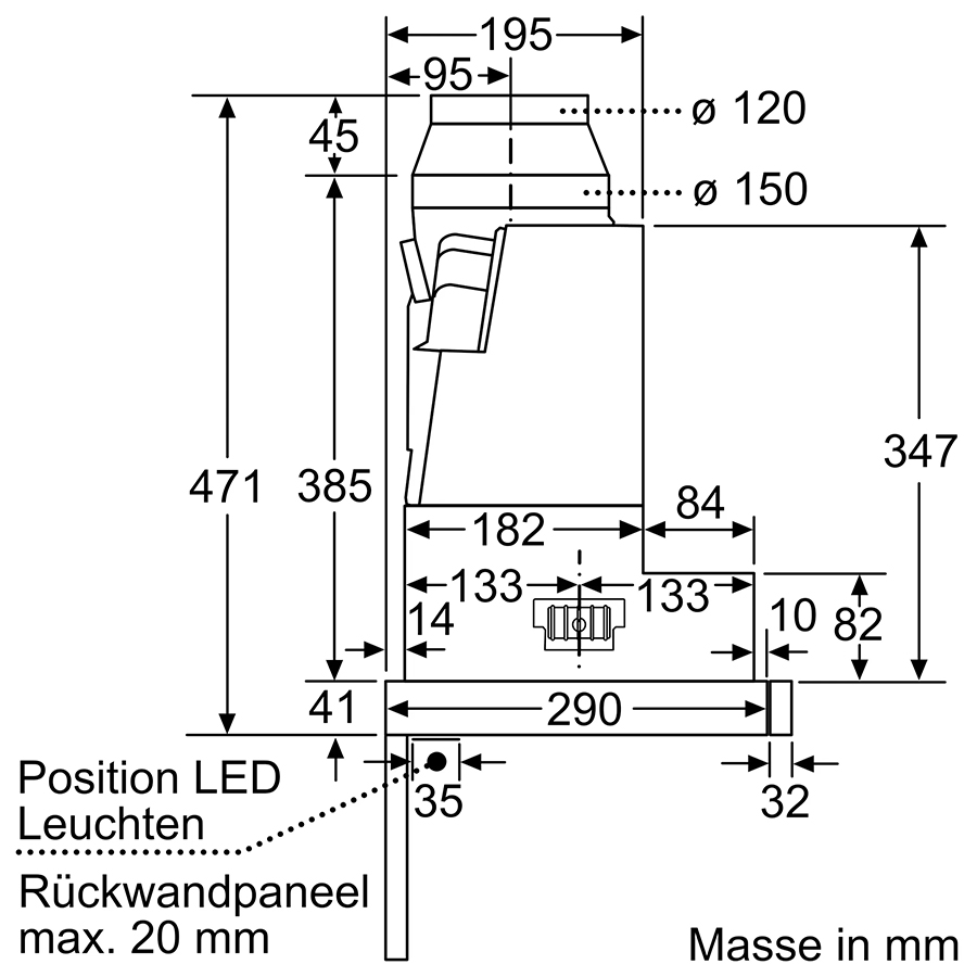 Máy hút mùi Bosch DFS097K51 - Hàng chính hãng