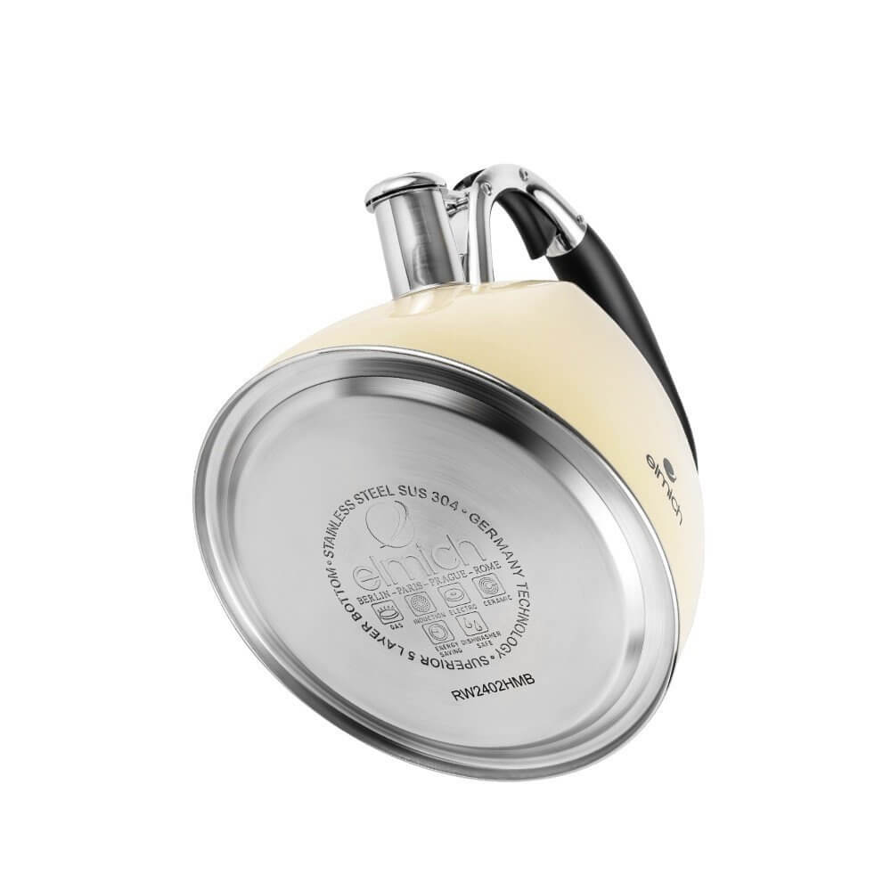 Ấm Đun Nước Elmich EL-8281 2.5L, Hàng Chính Hãng, Có Còi Báo, Inox 304, Dùng Được Mọi Bếp - JoyMall